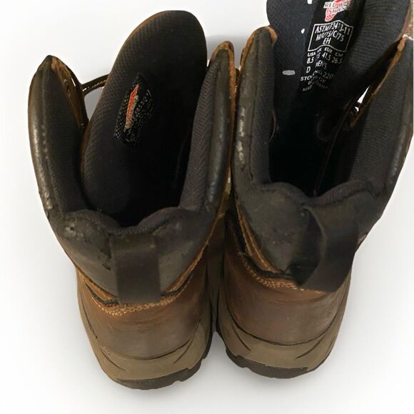 Red Wing 2205 Men's Mocha 6 inch Aluminum Safety Toe Boots - Sz 8.5 EH - Picture 9 of 12